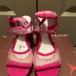 Juicy Couture Pink Heels