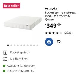 IKEA Queen Mattress – Excellent Condition – 5 Months Only