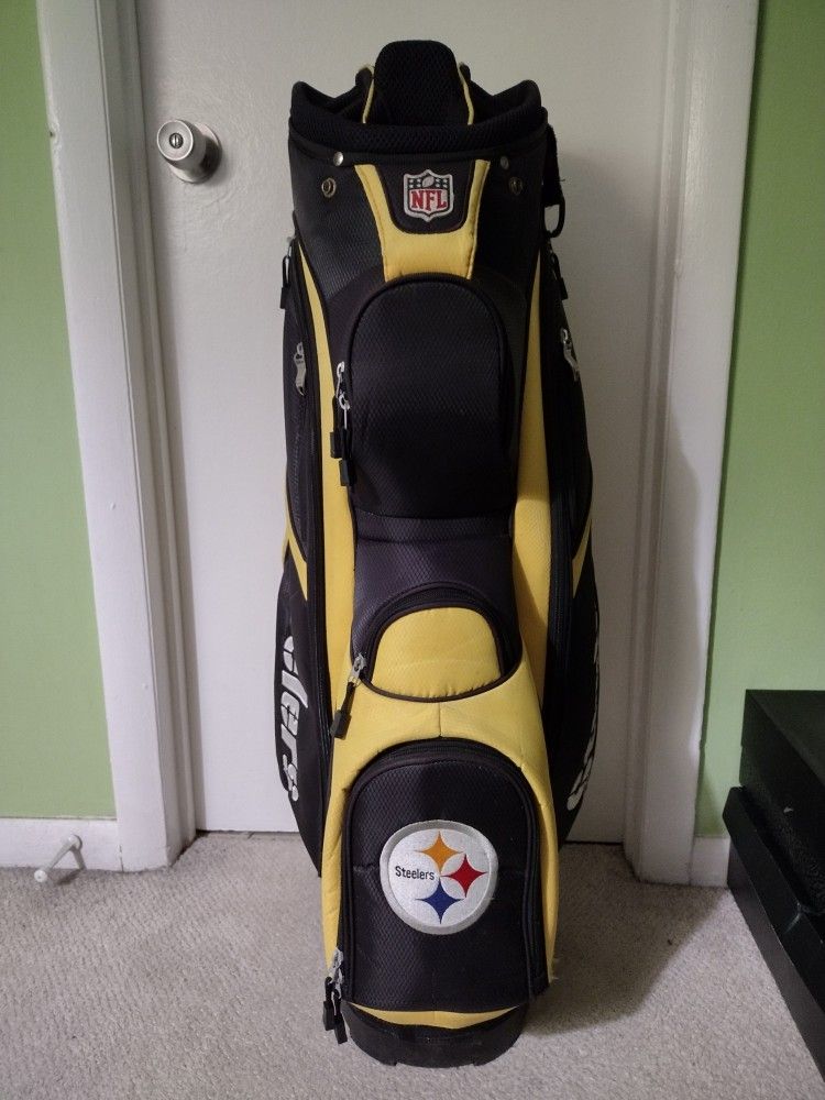Wilson Pittsburgh Steelers Golf Bag W/Rain Cover