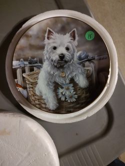 DANBURY MINT WEST HIGHLAND TERRIERS LIMITED EDITION PLATE