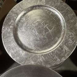Charger Plates - Silver