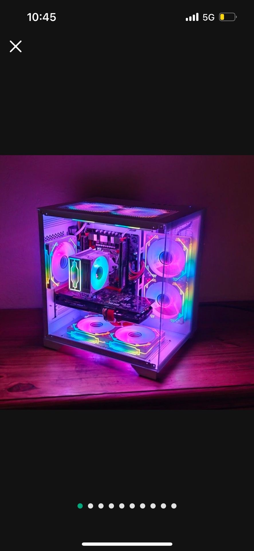 RGB Gaming PC Computer GTX 970 GPU Intel CPU 64GB RAM 512GB NVMe Video Editing Workstation Streaming