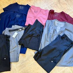 Maternity/ Pregnancy FIGS Scrubs Lot- Small, Medium And Large