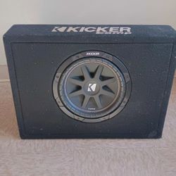 10" SUBWOOFER AND AMP WORKS GOOD....