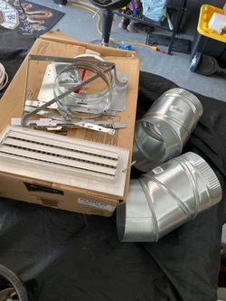 Stove fan, HVAC vent, metal