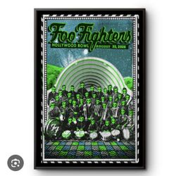 Foo Fighters Hollywood Bowl Exclusive Poster 