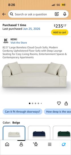 Boneless Couch