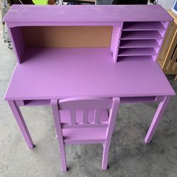 Kids Desk With Chair 