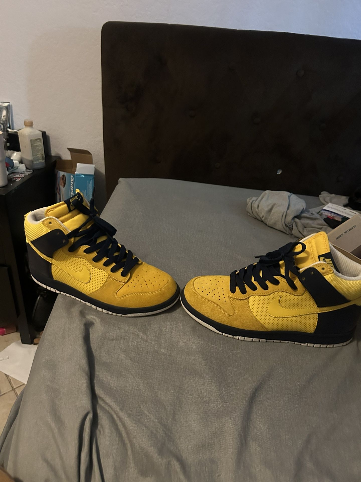 Nike Dunks Yellow And Blue