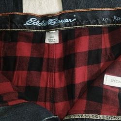 Eddie Bauer - Flannel Lined Jeans 32x32