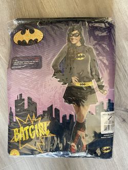 Girls Batgirl Bat Woman Kids Halloween Costume For Children Child Size Medium