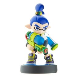 Nintendo Amiibo Blue Inkling Boy Splatoon Series Figure Squid ( Action Figures Box )