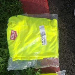 2 Medium Hi-vis Shirts 