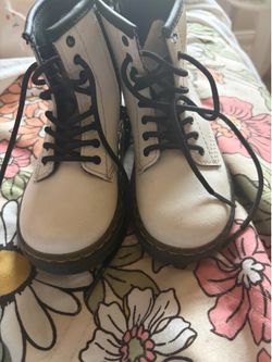 Dr. martens size 9, converse size 11.