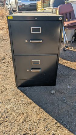 Two Drawer Legal Pedestal File Cabinet 
