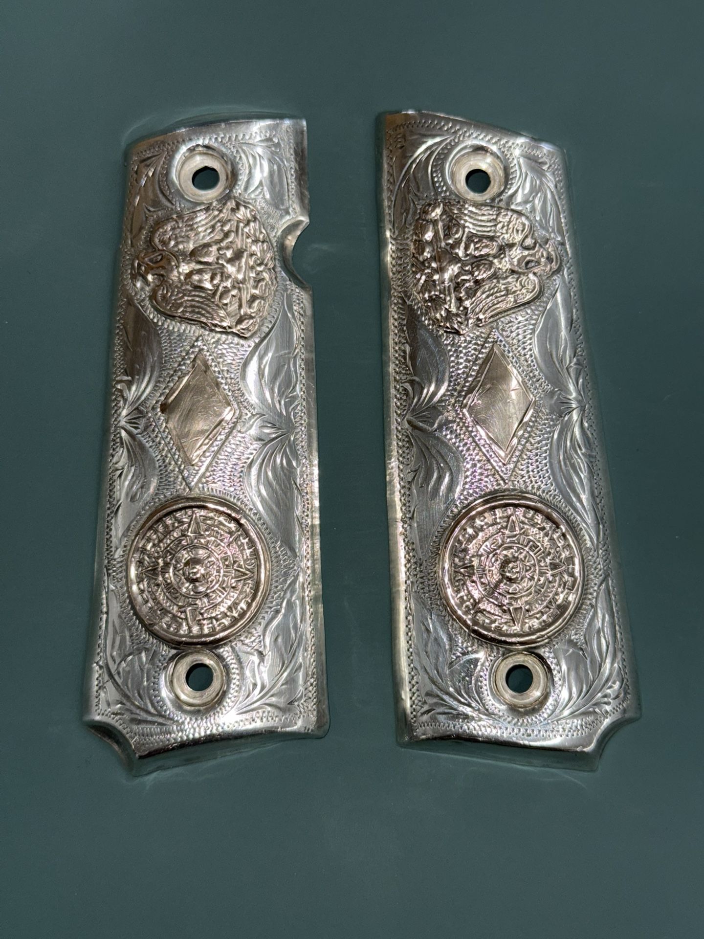 Grips For 1911 - .925 Sterling Silver 10K Rose Gold