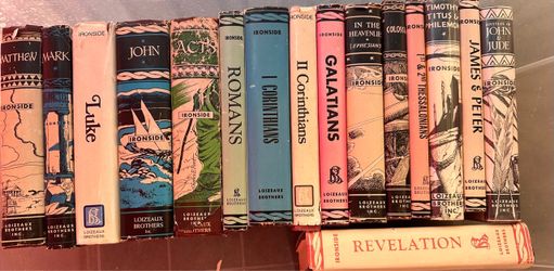 Vintage H.A. Ironside New Testament Commentary Hardcover Set (Loizeaux) - Incomplete