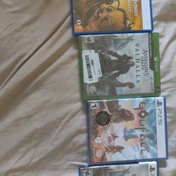 Ps5 Games And Xbox 1 Game New