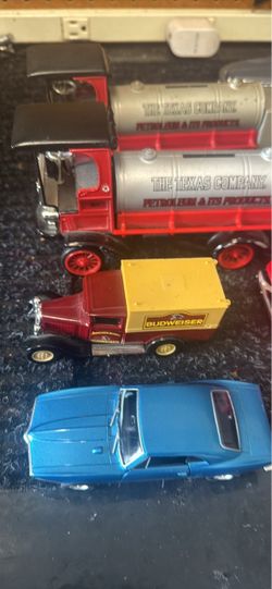 Antique die cast car collection