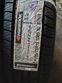 (4) Hankook brand new P235/75R15 xl
