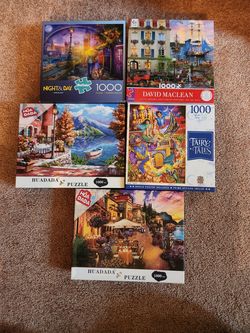 10 - 1,000 piece puzzles available