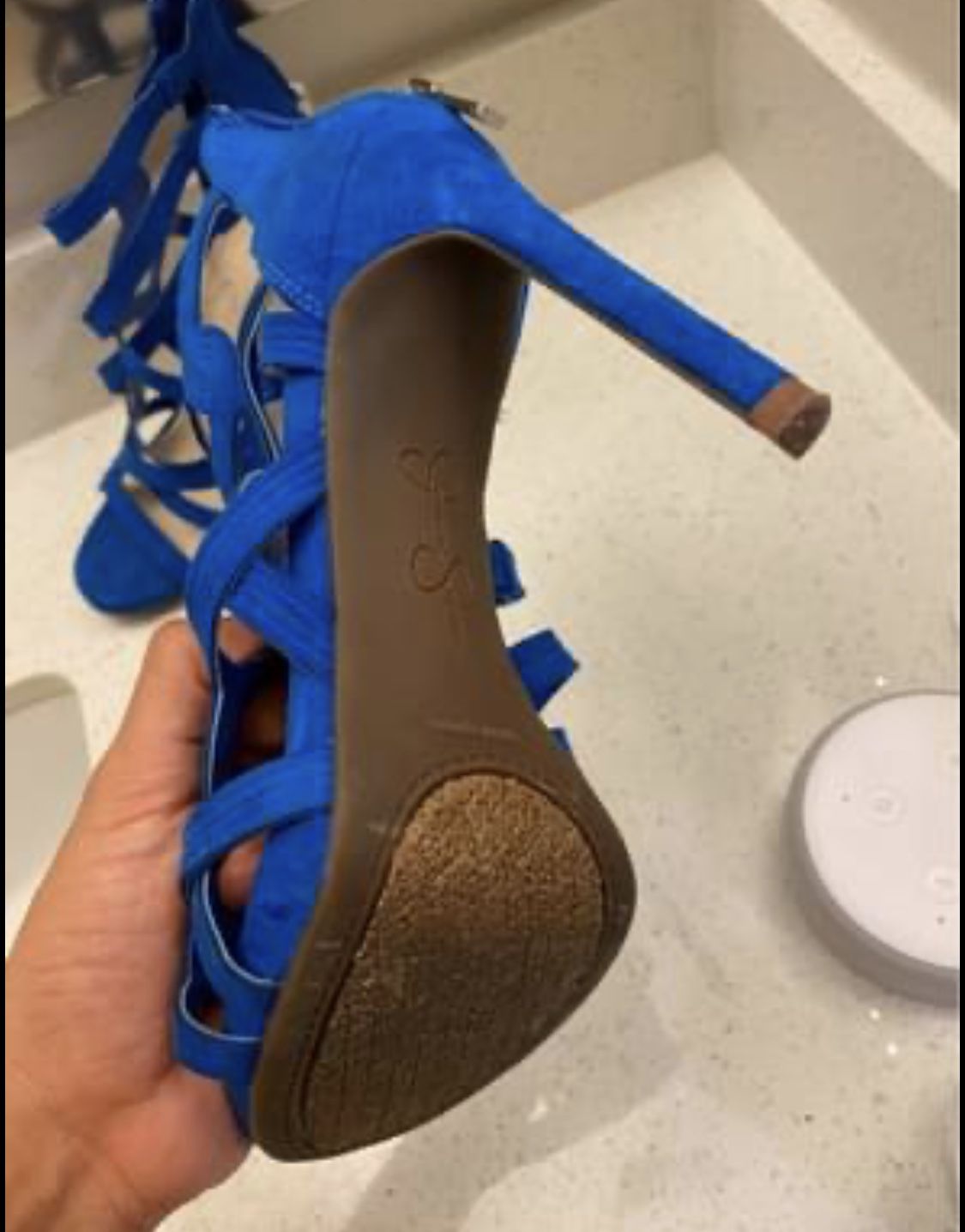 Size 7 Jessica Simpson Blue Heels