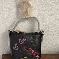 Coach Mini Bag Keychain Charm