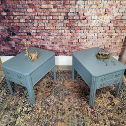 Sophisticated LANE Brand End Tables 