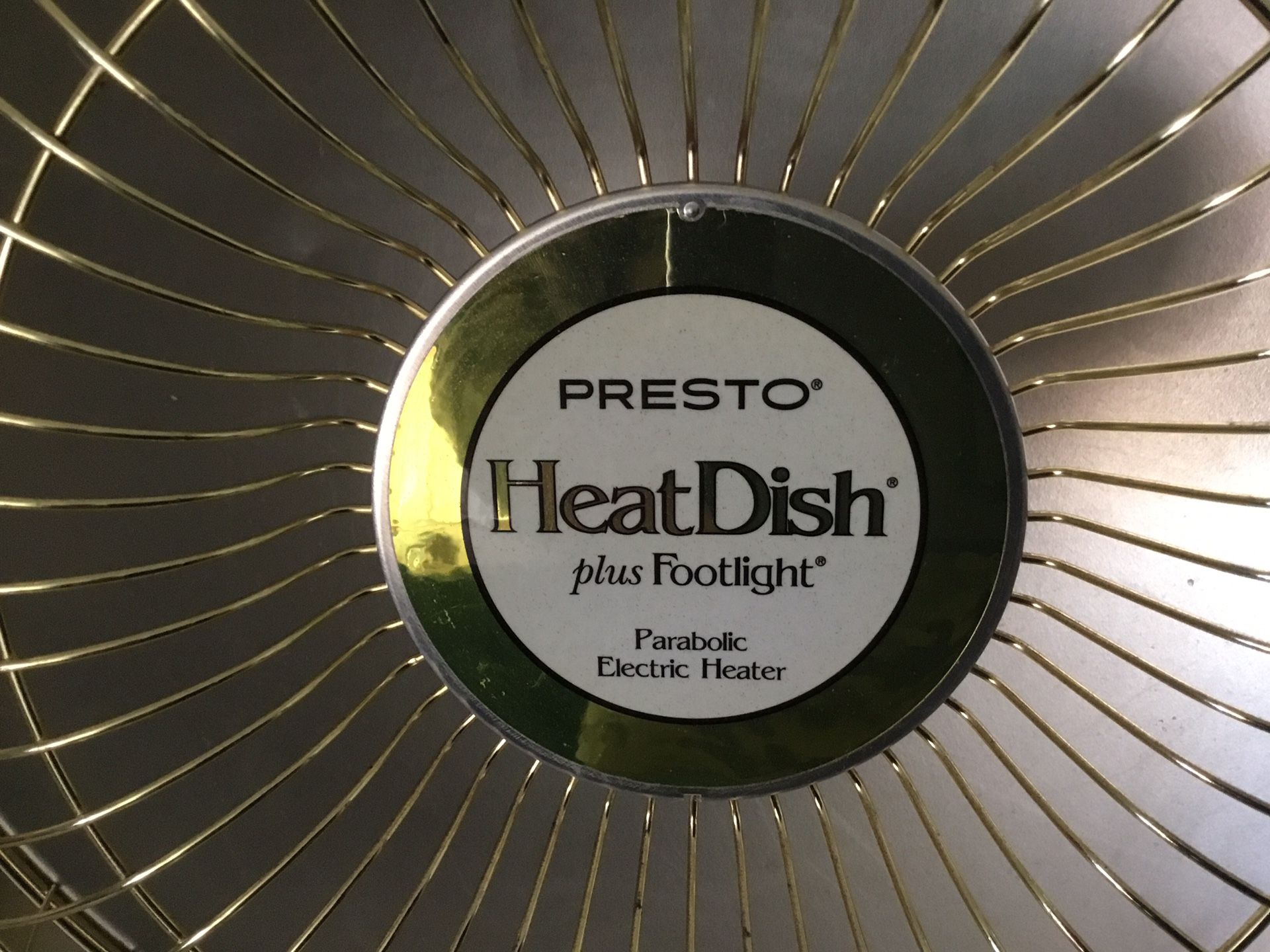 PRESTO HEAT DISH PLUS FOOTLIGHT ELECTRIC HEATER ****** for Sale in