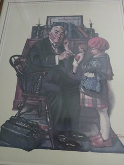 Norman Rockwell Doctor & the Doll