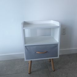 White nightstand
