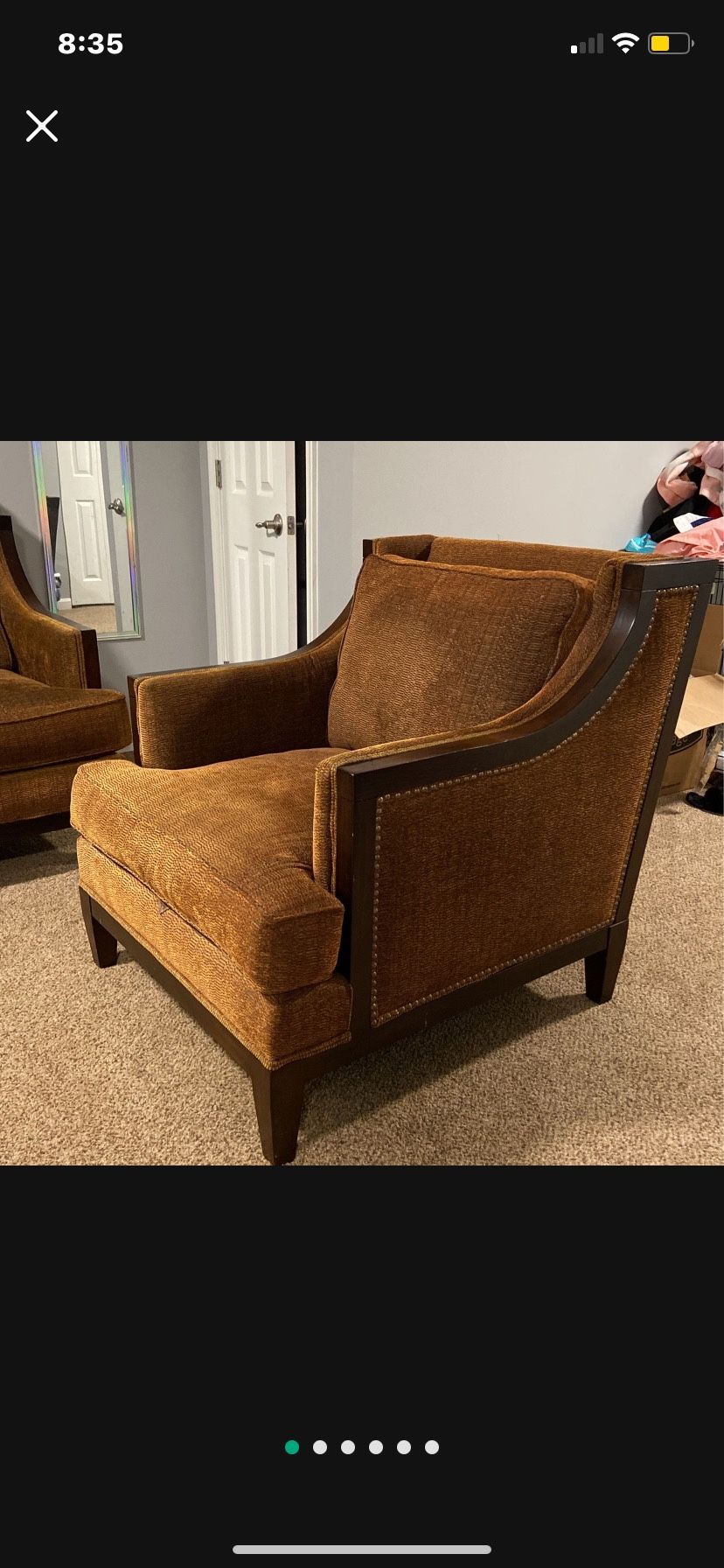 Sofa and chair