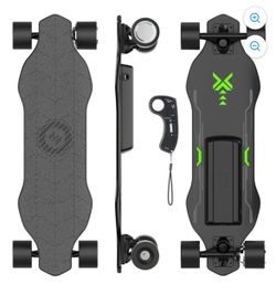 V6 Electric Skateboard, 450W Peak, Max 12 Mph & 10 Miles Range, Wireless Remote Control