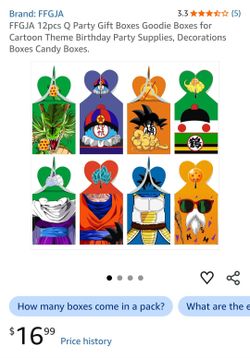 12 pcs Dragon Ball  Party boxes