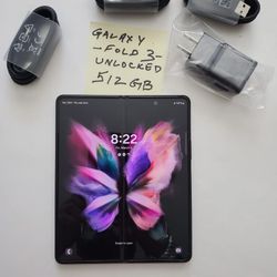 Samsung Galaxy Z Fold 3 5G Unlocked 512 GB with Excellent Battery Life