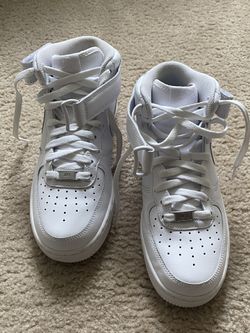 Nike Air Force 1s White Mid top
