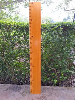 6 Foot Decorative Wood Ruler