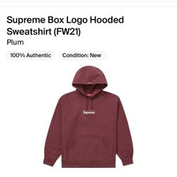 Supreme Box Logo Hooded Sweatshirt Hoodie