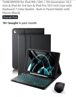 Keyboard/Mouse/Case  for iPad Pro 10.5inch Case