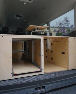 Ford Transit Extended All In One Cabinets