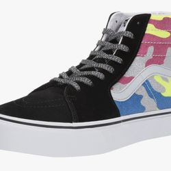 Vans SK8-Hi Platform 2.0 (After Dark) Camo/True White Size M 5.5 / W7 MSRP $75