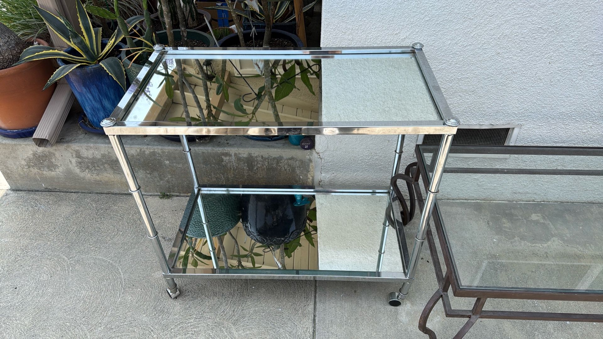 Free Mirror Bar Cart. 