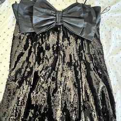 Zara Black Sequin Dress