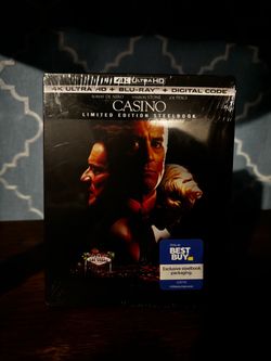 Casino limited edition 4k steelbook new sealed