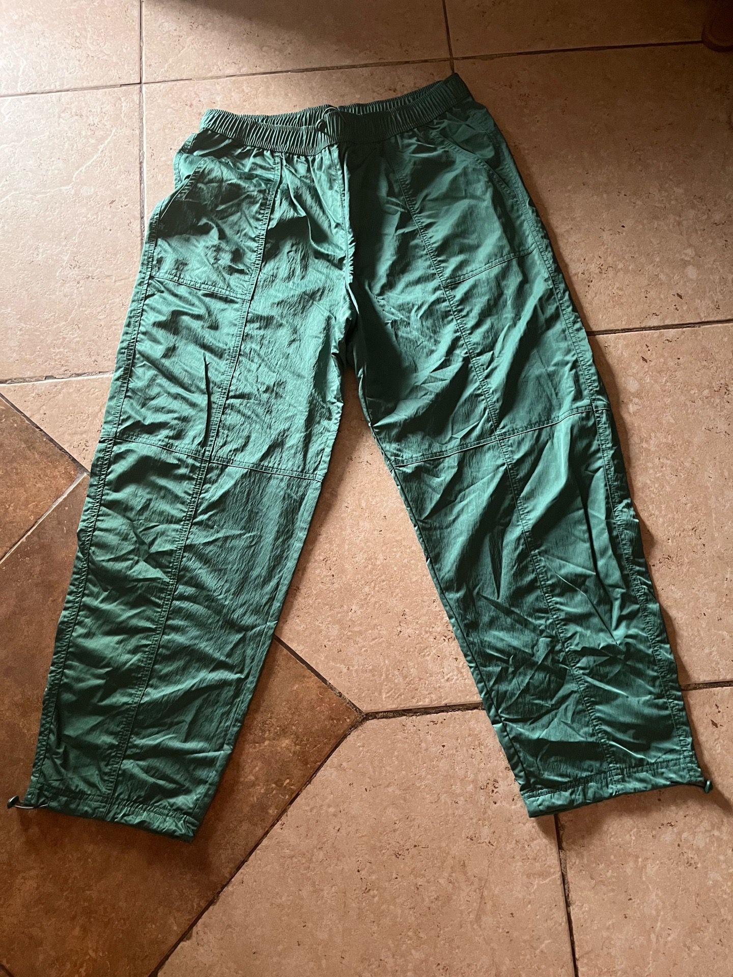 Dark green joggers