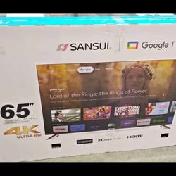 65’ Inch 4K Smart With Google  $225.00!!!