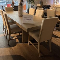 7PC Dining Table Set Only $39 Down