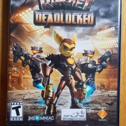 Ratchet - Deadlocked For Playstation 2. Make An Offer.  Will Ship If Needed.