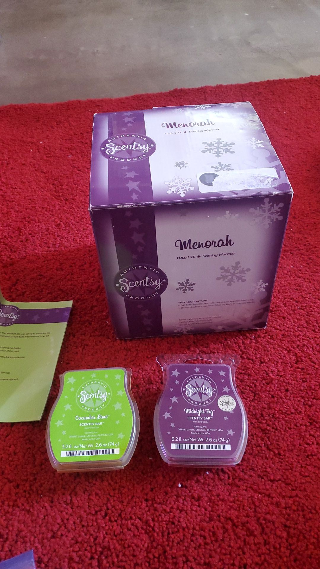 Scentsy Menorah warmer holiday collection