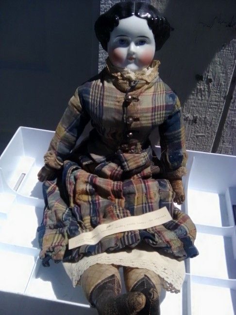 Vintage Porcelain Dolls .